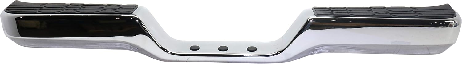 Garage-Pro Step Bumper For Toyota Pickup DLX 1989-1995, Chrome Steel Face Bar Pads, For Deluxe Trim Models, Automotive Exterior Accessories Replaces # 002283591213-PFM