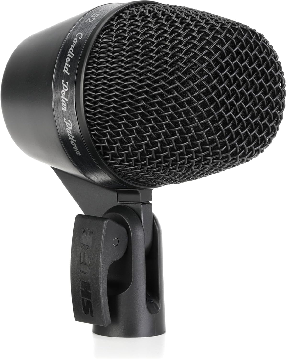 Shure PGA52 Dynamic Microphone - Swivel-Mount Kick-Drum with Cardioid Pick-up Pattern, No Cable (PGA52-LC)