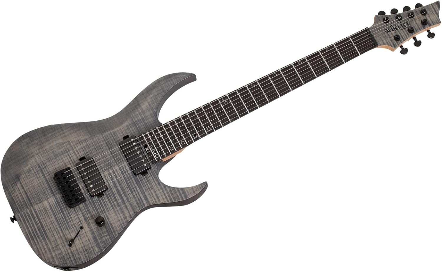 Schecter Sunset-7 Extreme 7-string Baritone Electric Guitar - Grey