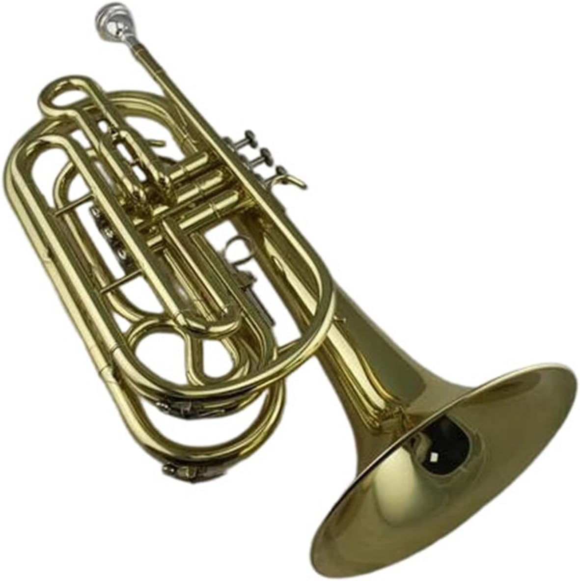 Adult Trombone Instrument Popular Gold Lacquer Professional Beginner Trombone Bb Key