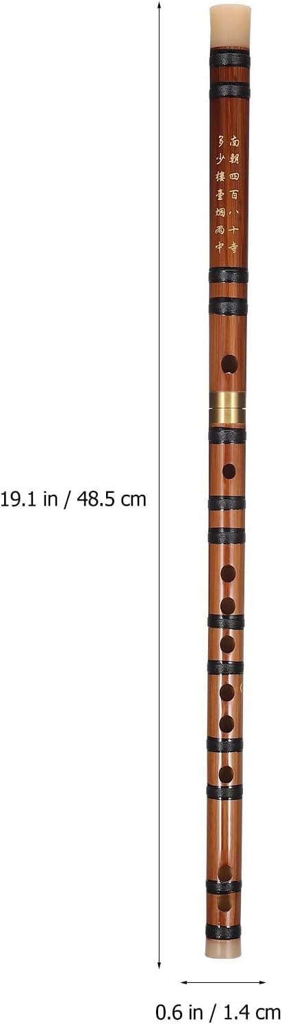 TSTS Chinese Bamboo Flute G Key Bamboo Flute Instrument Traditional Adults Musical Classes Professional Flutes Woodwind Beginners