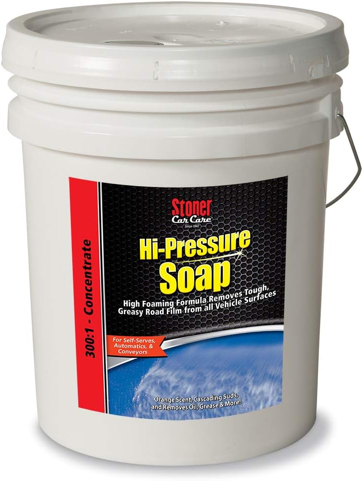 Stoner Car Care Pro 91257 Hi-Pressure Concentrated Soap - 5-Gallon
