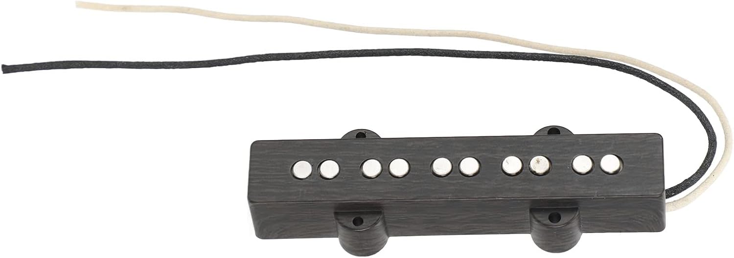 Guitar Bass Pickup Set for 5 String Jazz Bass - Metal & Plastic Wired Bass Control Board Kit - Noise Free, Easy Installation, Durable Upgrade Replacement for Musicians