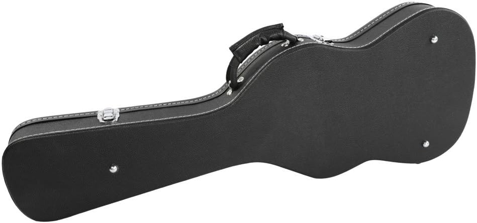 Ktaxon Electric Guitar Hard Case, Wooden Hard-Shell Protective Carrying Case for KST-Style 39-Inch Electric Guitar with Lock Latch Padding