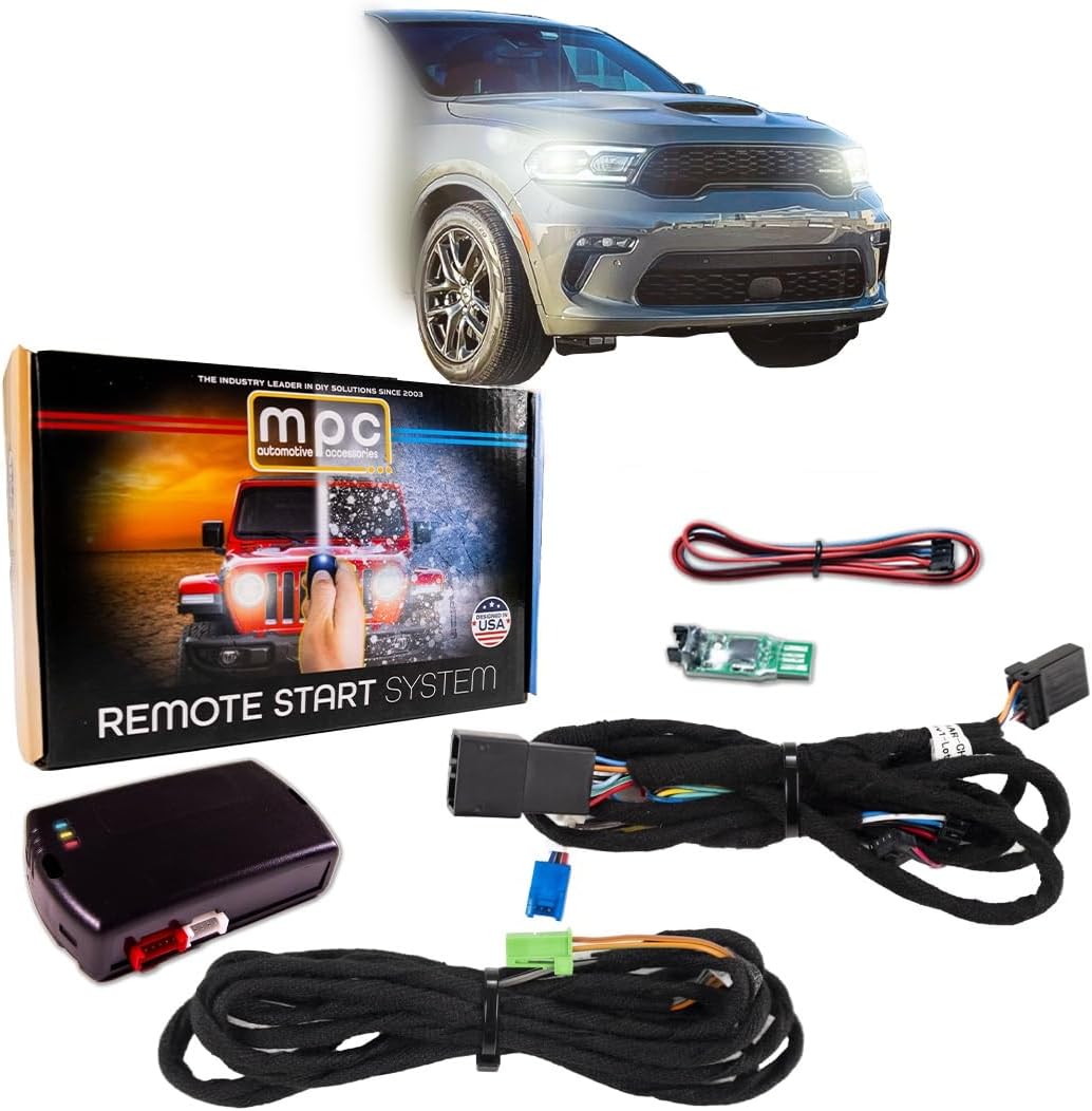 MPC Remote Start for 2018-2024 Dodge Durango::Push-to-Start::Gas |Gas| |Push to Start| |Plug N Play| Uses Factory Key Fob