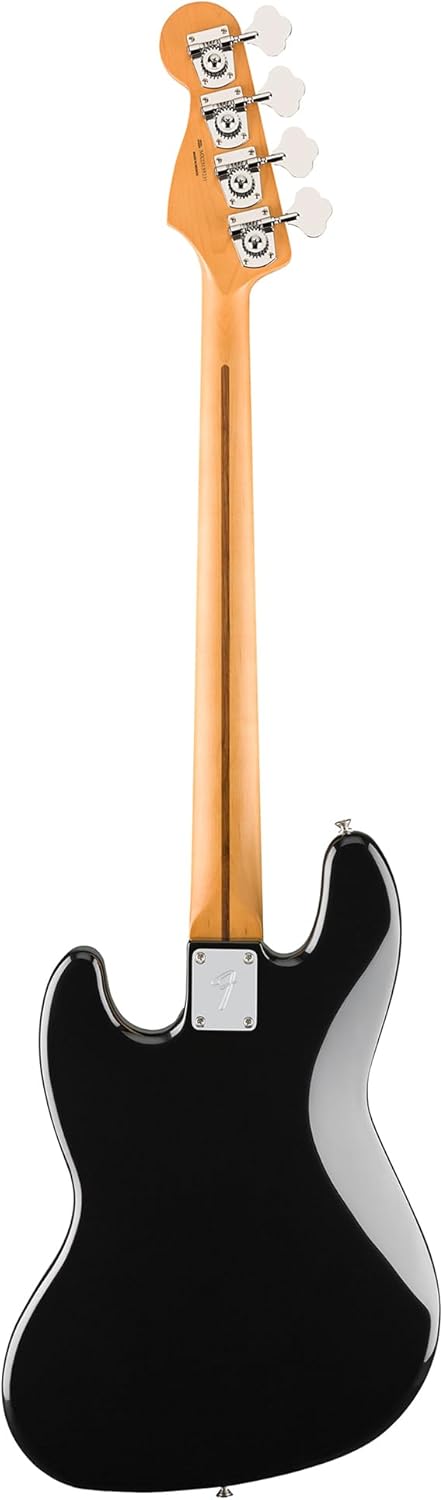 Fender Player II Jazz Bass - Black Bundle with Gig Bag, Strap, Cable, 3-Pack Picks and Guitar Cleaning Kit