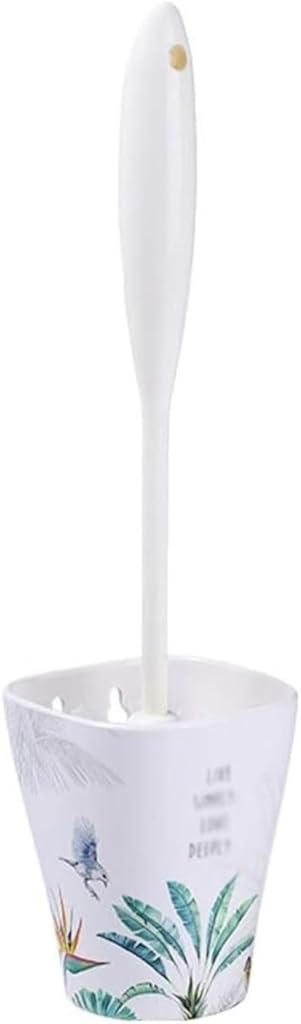 Toilet Brush Toilet Brush Wall-Mounted Toilet Brush Set Drain Without Dead Ends Toilet Brush with Holder Household Bathroom Cleaning Toilet Brush and Holder