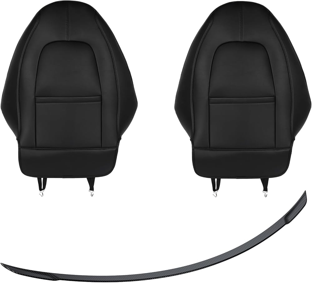 BASENOR Tesla Model S Performance Spoiler and Seat Back Protector for Tesla Model 3/Y/S/X