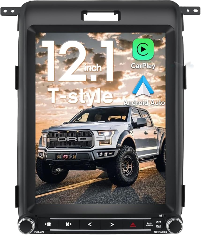 Android 13 Car Stereo for Ford F150 2013 2014 12.1inch Touch Screen 8core CPU Support CarPlay Android Auto Multimedia Player