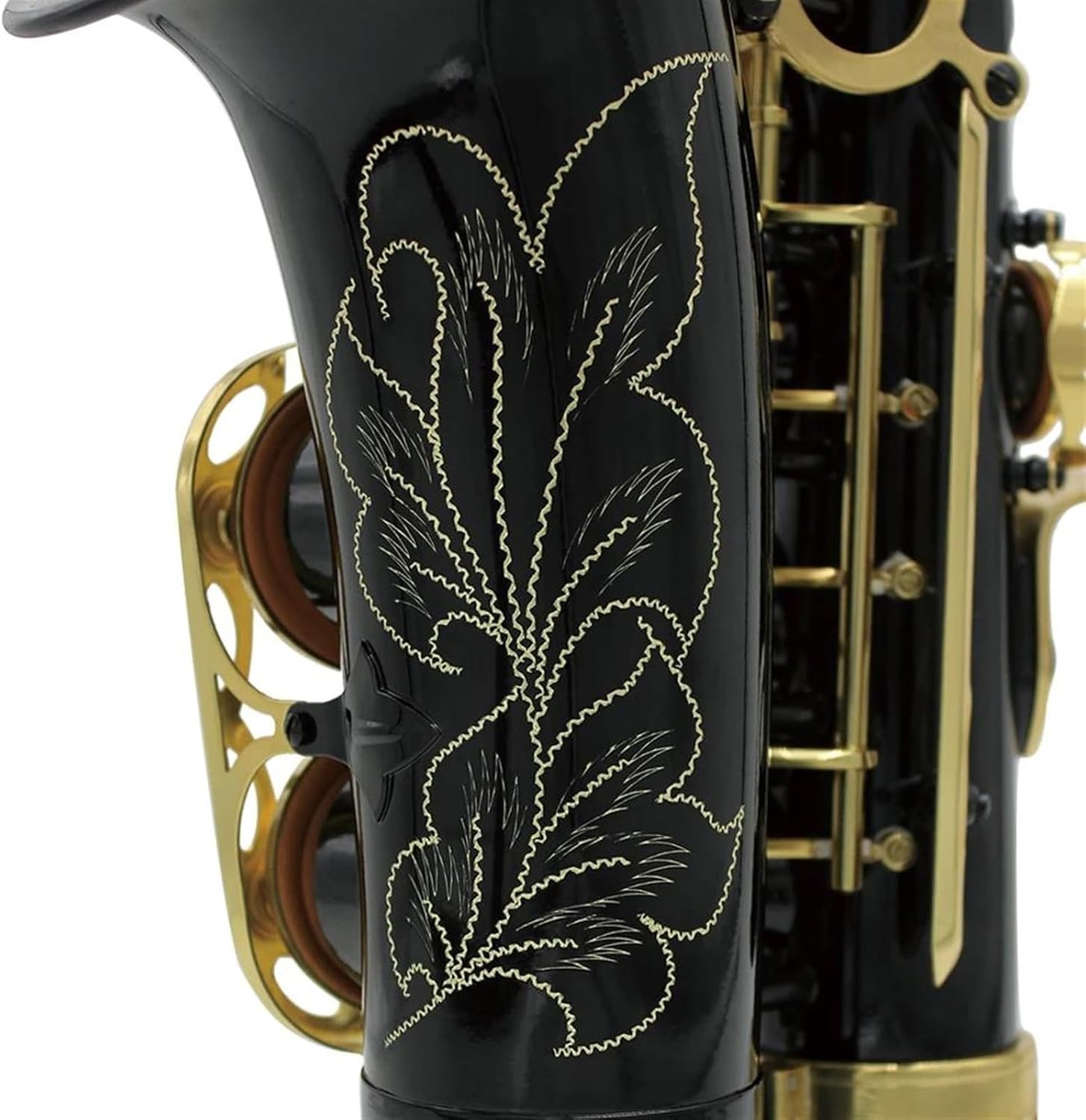 Brass Engraved Eb E-Flat Alto Saxophone Sax Buttons Wind Instrument With Case Stock With Sax Accessories