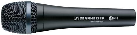 Sennheiser e945 Supercardioid Dynamic Handheld Vocal Microphone with Tripod Microphone Stand & 20' XLR Cable