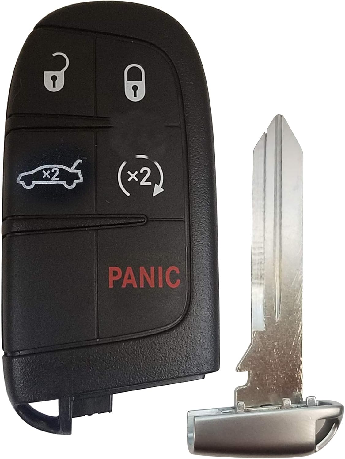 Chrysler 56046759AA 5 Button Smart Proximity Keyless Remote With Duracell Battery Inside