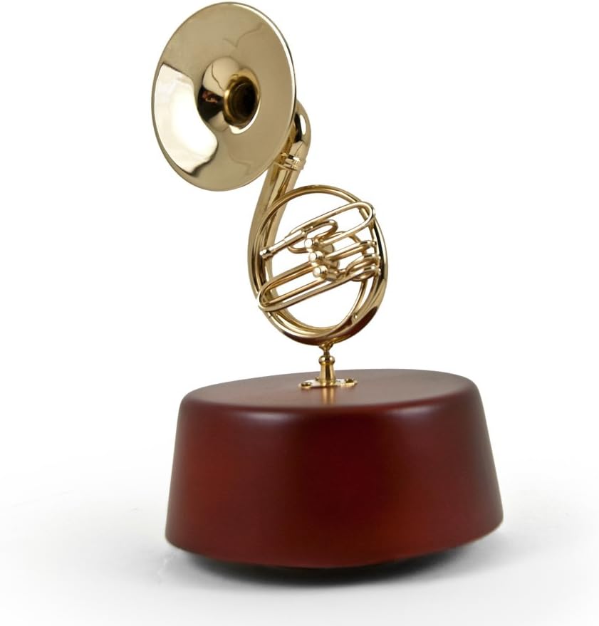 Amazing 18 Note Miniature Sousaphone (Tuba) with Rotating Musical Base - Many Songs to Choose - Nutcracker Suite