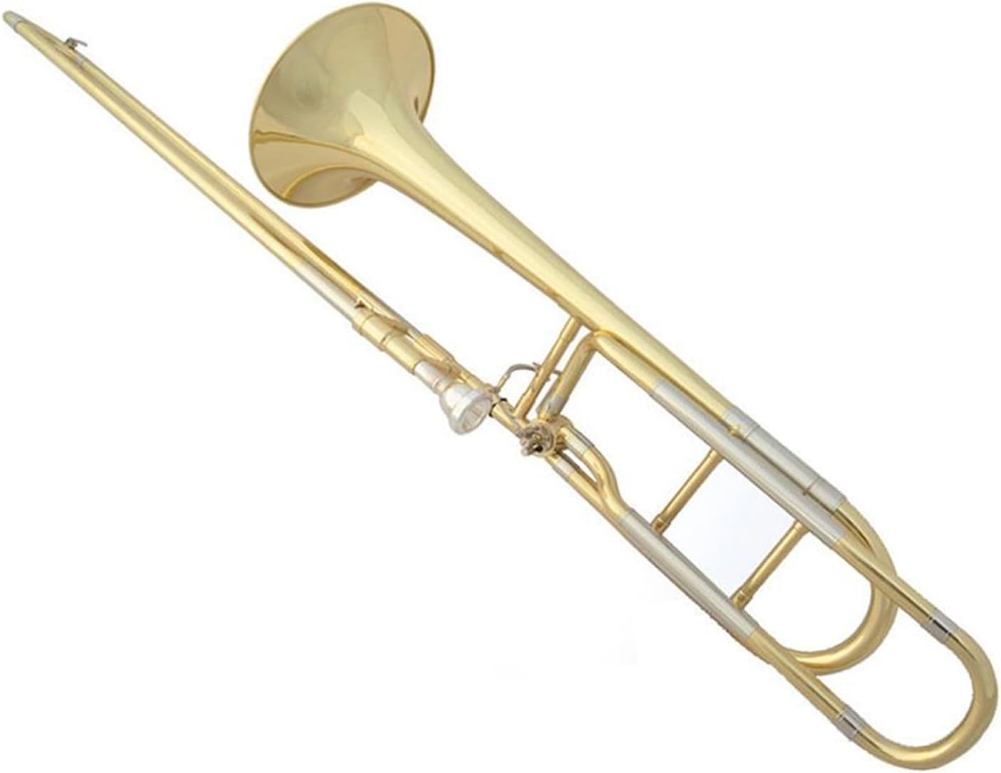 Professional musical instrument B flat tenor trombone suitable for adults