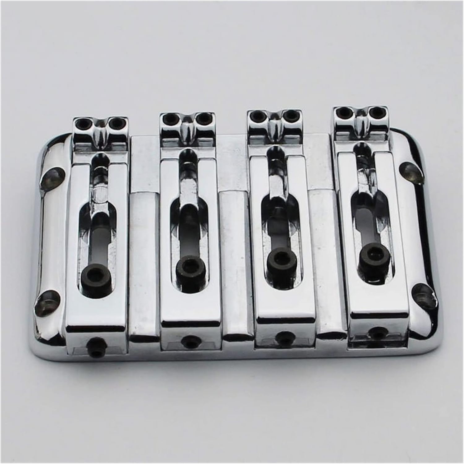 Guitar Bridge 4 String Bass Guitar Bridge Chrome Guitar Replacement Parts