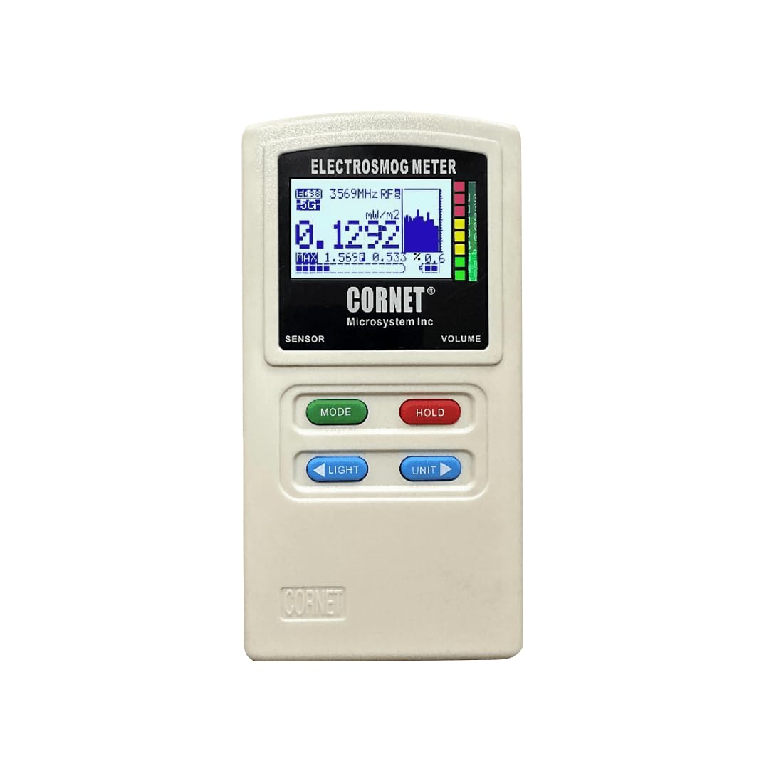 Safe Living Technologies New Cornet ED98QPro5G Electrosmog Quad-Mode Meter
