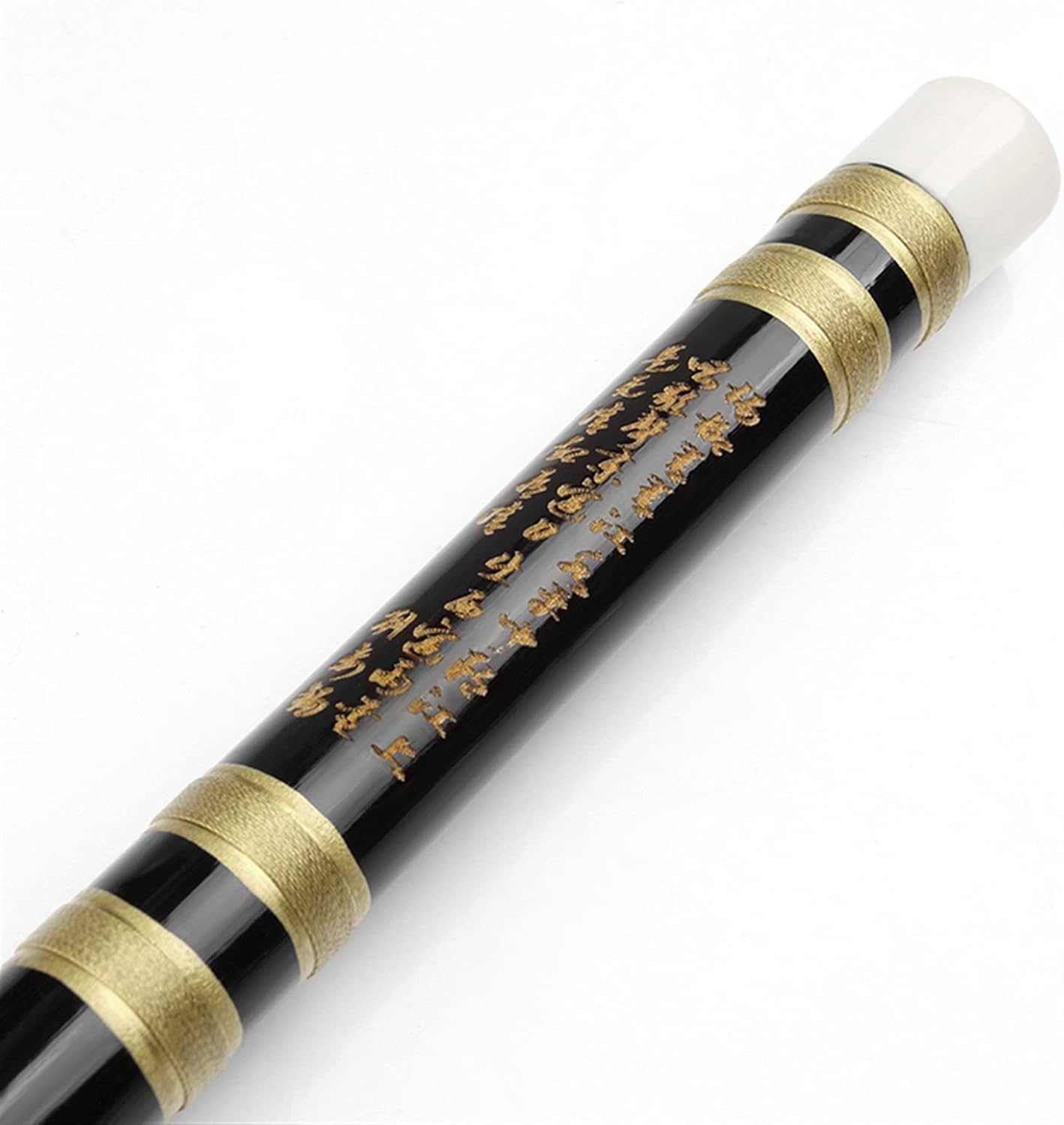 TSTS Chinese Bamboo Flute 12 Holes Chinese Traditional Dizi Woodwind Bamboo Flute Musical Instruments Handmade for Beginners (Color : D Key)