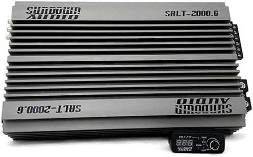 Sundown Audio Multi-Channel Full Range Class-D Amplifier (SALT-2000.6)