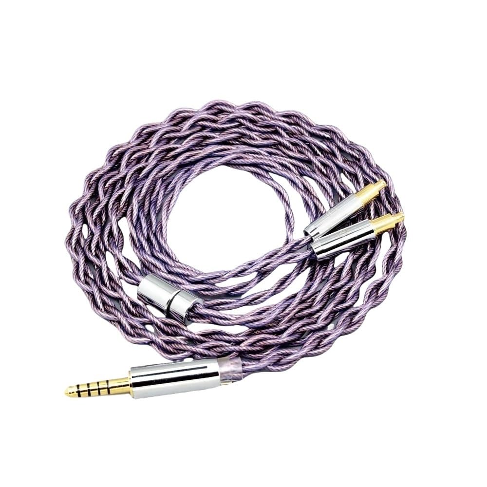 Type2 1.8mm Earphone Cable for ATH-ADX5000 MSR7b 770H 990H A2DC 140 cores Litz 7N OCC 7894(XLR 4 Pole Male Plug,2m)