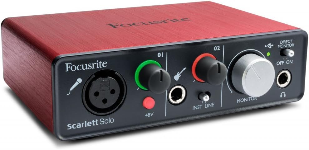 Focusrite Scarlett Solo Compact (1st Gen) USB Audio Interface