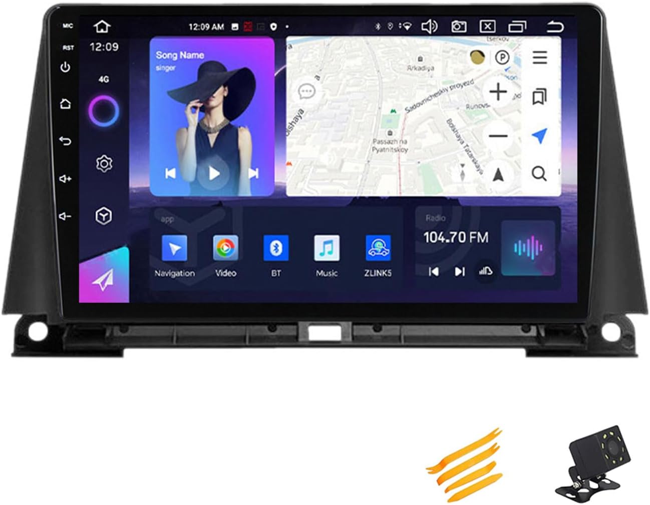 Android 13 Car Stereo QLED Display Compatible with Lexus NX200 2014~2020 Touch Screen 9 Inch Car Radio with Car Play Bluetooth Navigation Android Car Radio FM RDS SWC,8 Core NF7 8G+256G