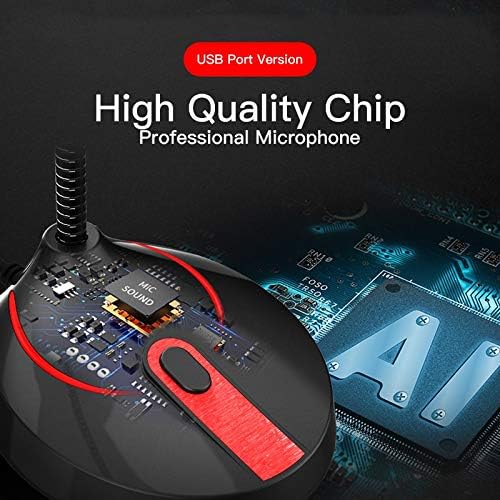 Mini Microphone Studio Speech Speakers 3.5mm Jack Plug Wired Microphones for PC Computer Laptop Notebook Loud Speaker (Color : Black) (White)