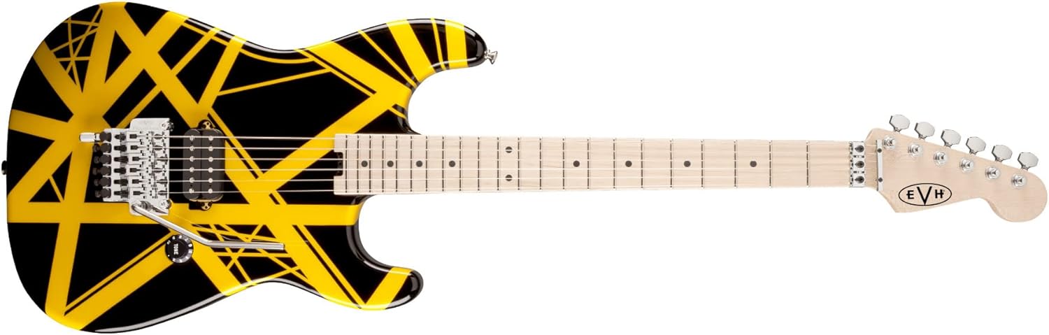 EVH Striped Series - Black with Yellow Stripes