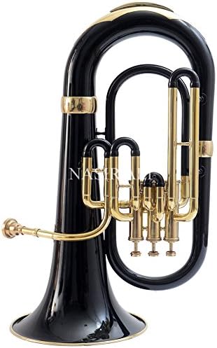 Euphonium Black + Brass Bb 3 valve | Collectible Gift, Perfect for Christmas & Holiday Gifting