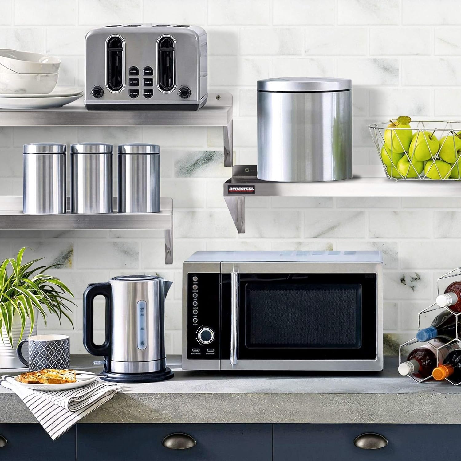 DuraSteel Heavy Duty Wall Mount Shelf - 36