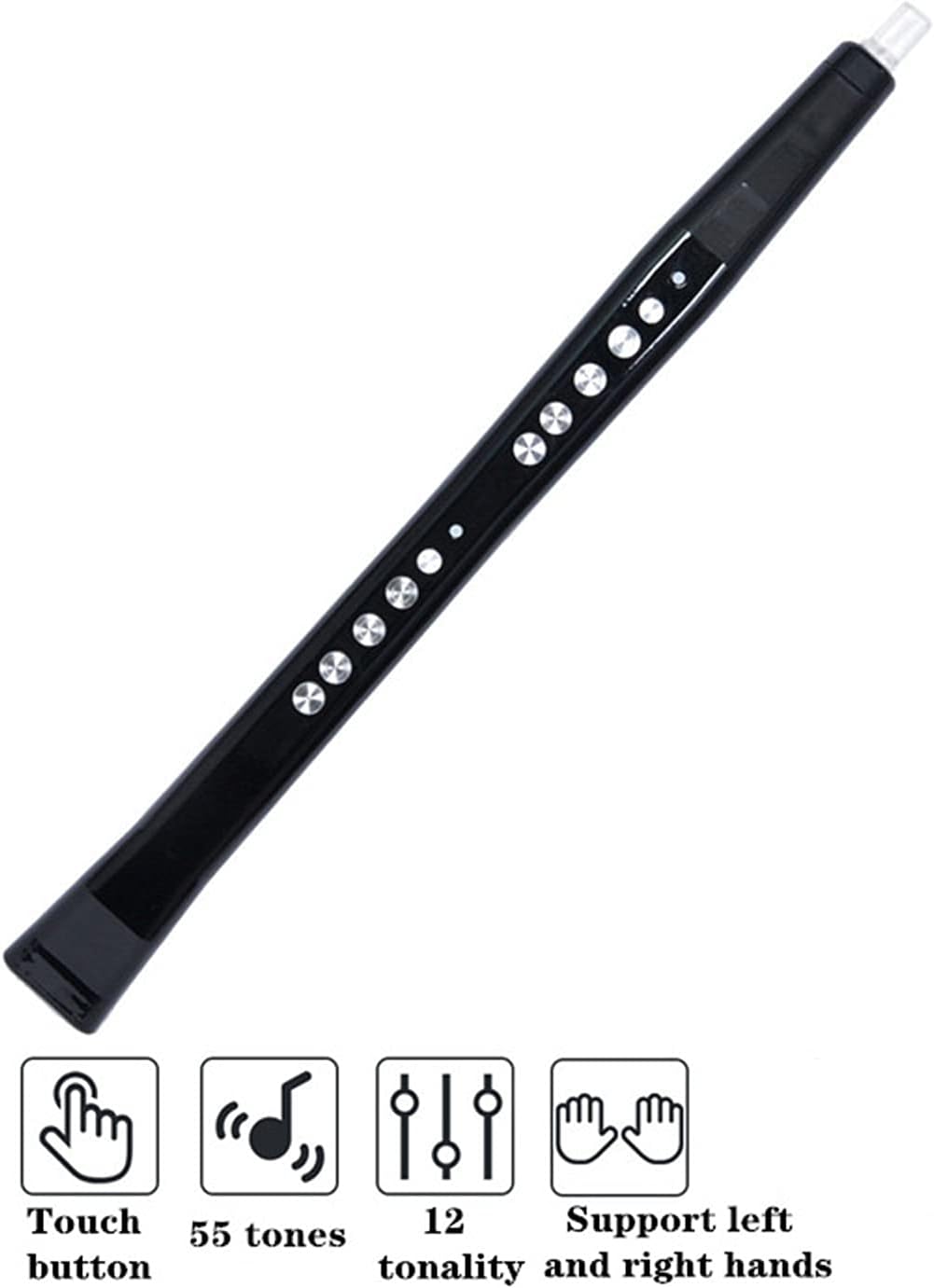 Sax Beginners Kit Electric Wind Instrument, Electric Saxophone, Electronic Cucurbit, Suitable for Beginners Wind Instrument (Color : 1)