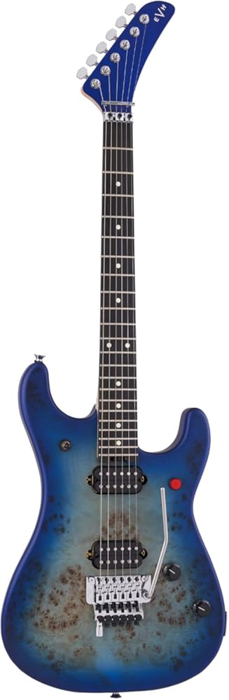 EVH 5150 Series Deluxe Poplar Burl Electric Guitar - Aqua Burst