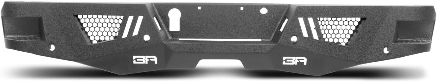 Body Armor 4x4 FD-2963 Rear Replacement Bumper fits Ford F-150, Black