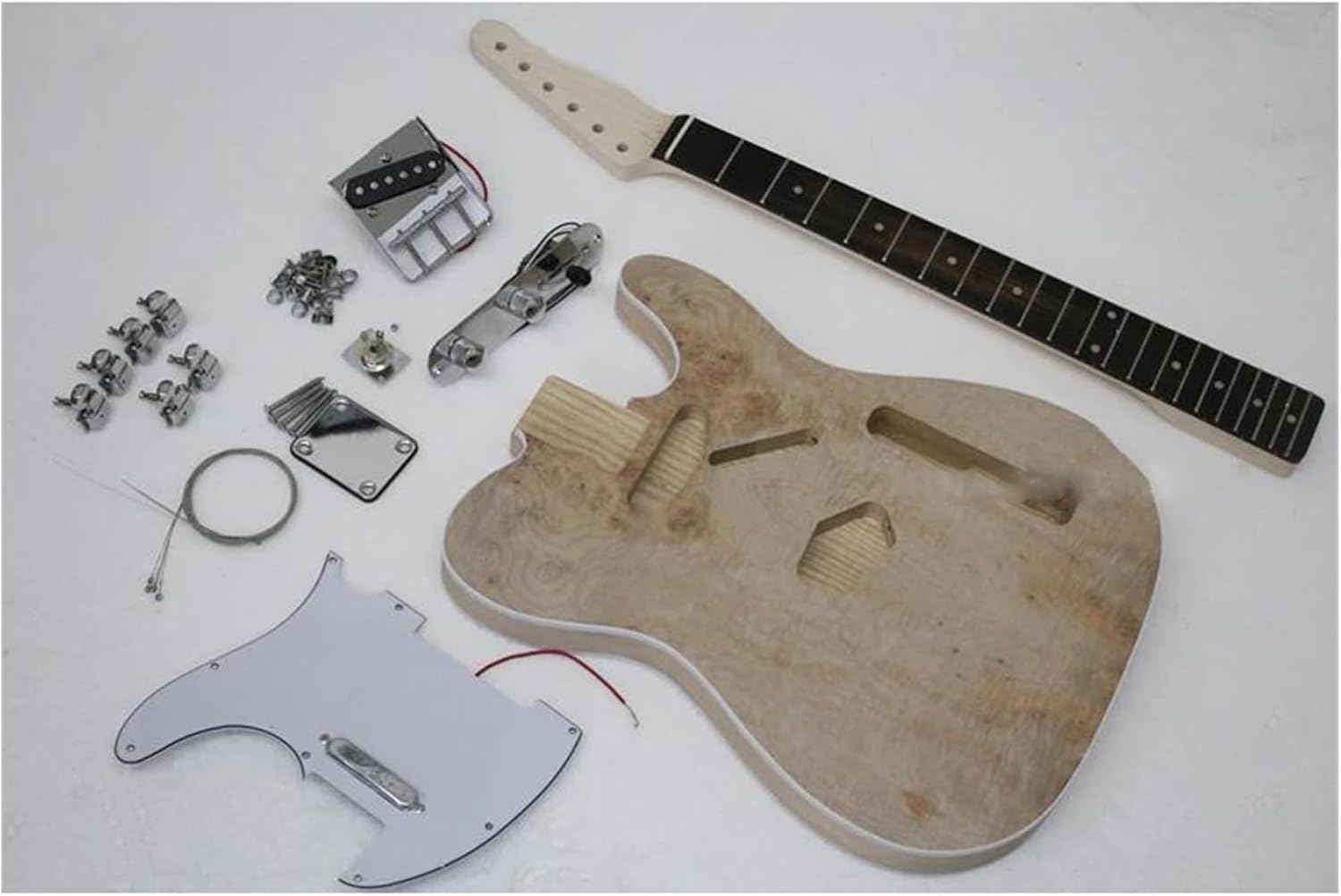 Guitar Body Guitar Replacement Parts ELECTRIC GUITAR BUILDER KIT DIY WITH ALL ACCESSORIES WITH ASH BODY