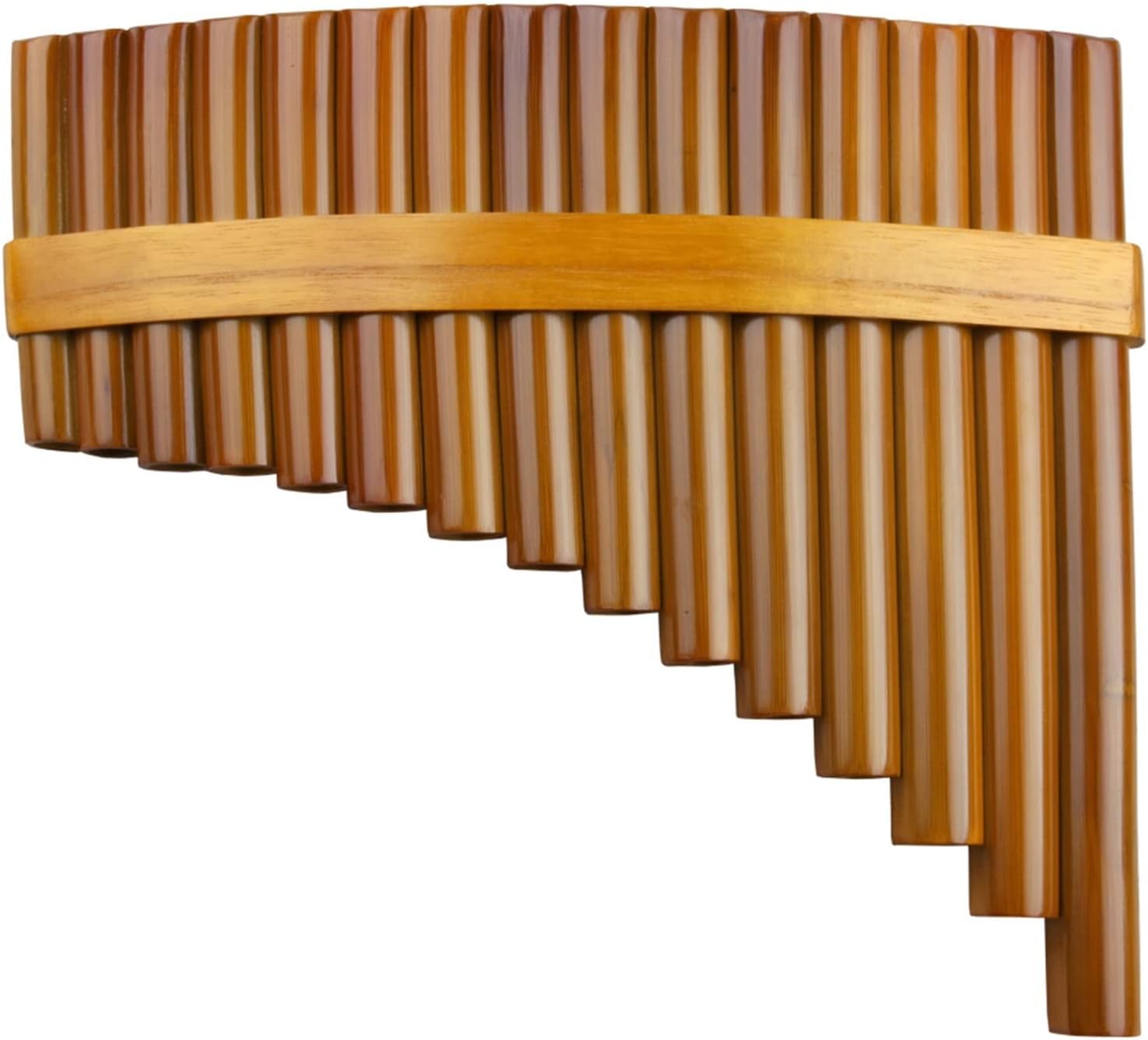 PanPipes Woodwind Instrument 15 Pipes Pan Flute C Key Woodwind Instrument Handmade Pan Pipes