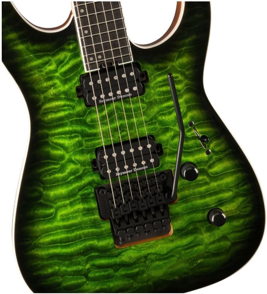 Jackson Pro Plus Series Dinky DKAQ Electric Guitar - Emerald Green