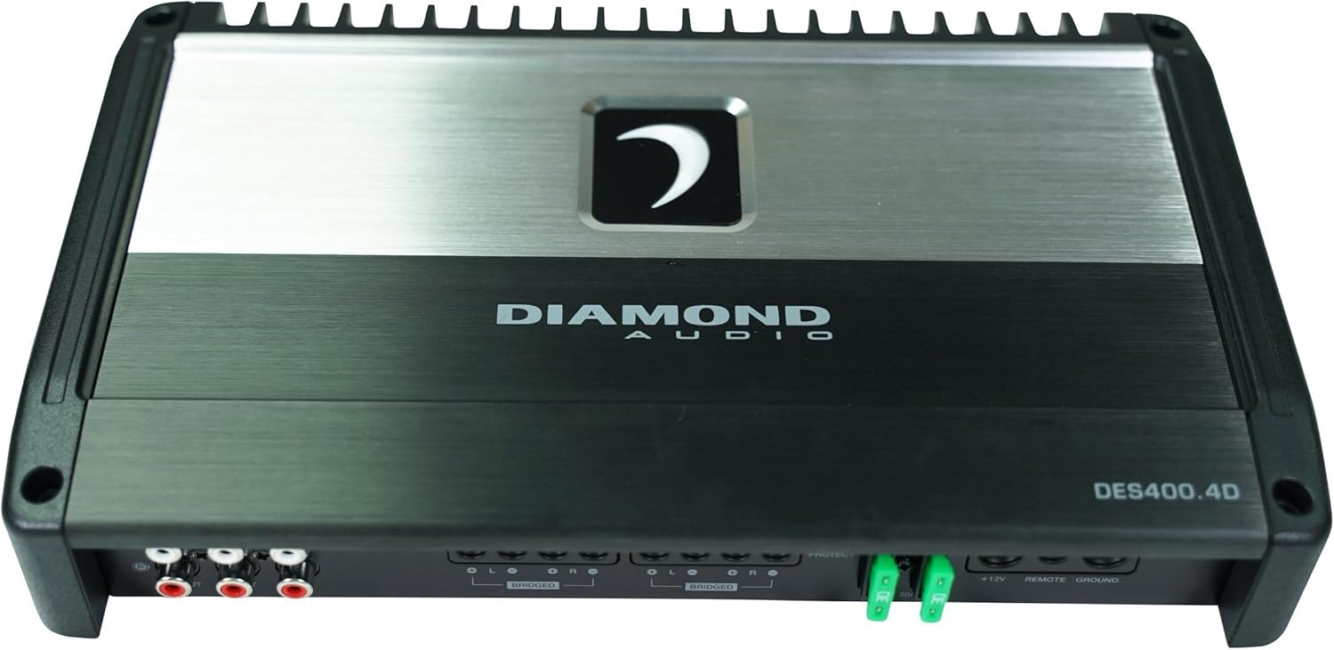 Diamond Audio DES400.4D 600W RMS Elite Series 4-Channel Class-D Car Amplifier