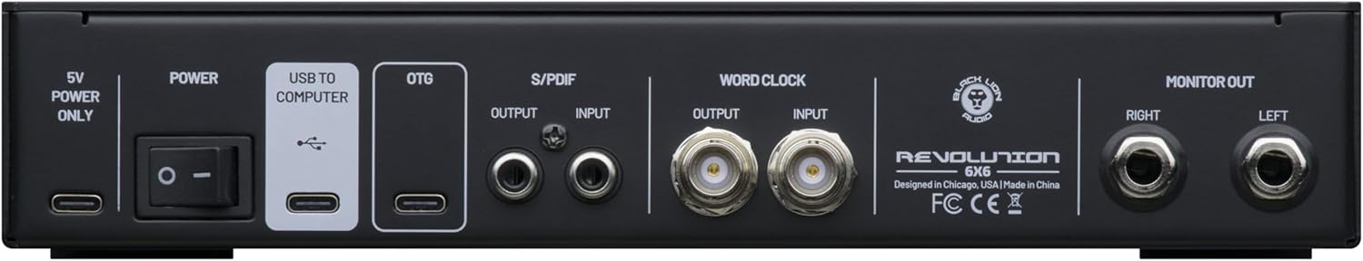 Black Lion Audio Revolution 6x6 USB Audio Interface
