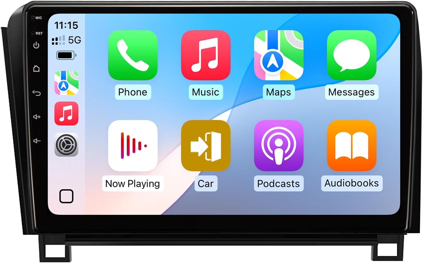 for Toyota Tundra 2007-2013 Sequoia 2008-2018 Car Radio | Wireless CarPlay Android Auto | Plug and Play | Steering Wheel Control | 5G Wi-Fi/Bluetooth 5.0 | GPS Navigation