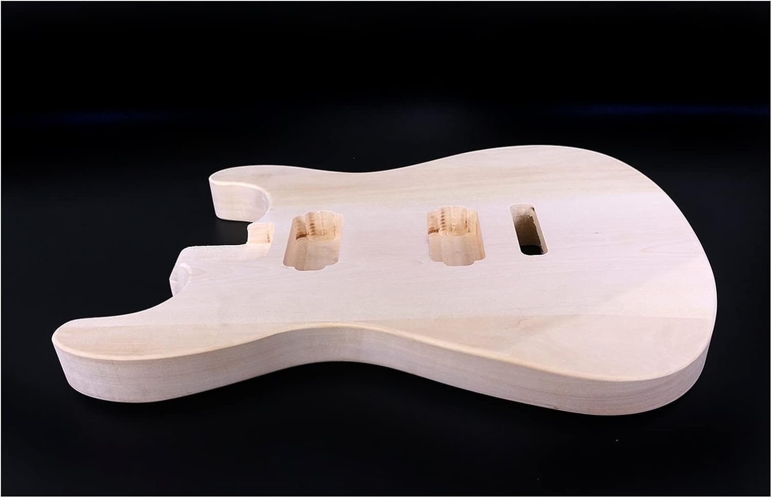 FLFL Fit DIY Electric Guitar Body HH Basswood Guitar Project Hand-Made Unfinished Unfinished Guitar Kit