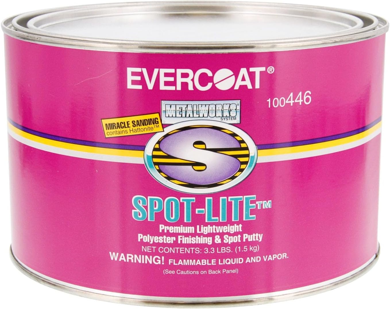 Fibreglass Evercoat 445 Spot-Lite Premium Lightweight Polyester Finishing and Spot Putty - 20 oz. Can