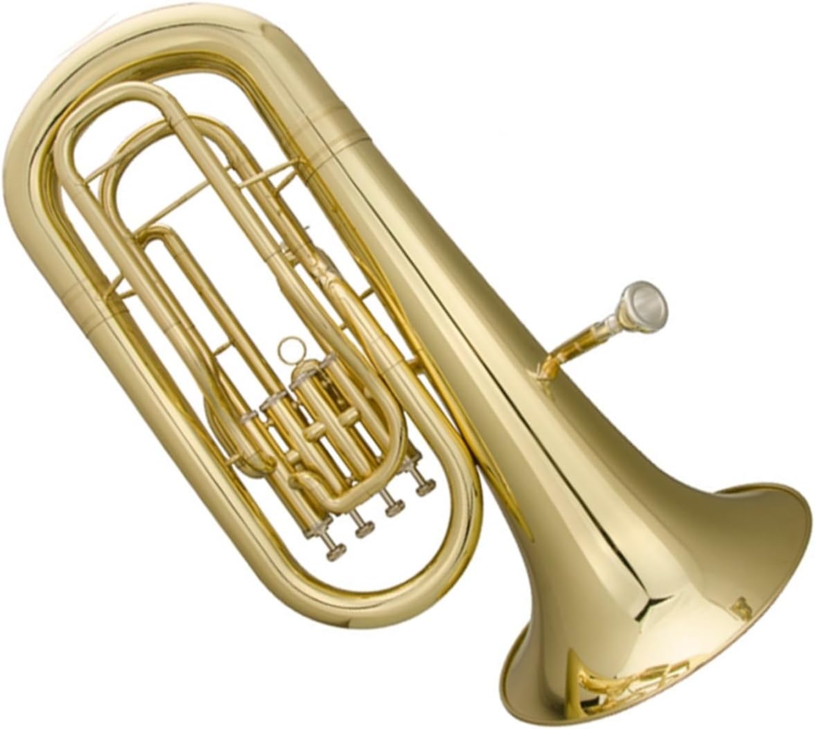 Gold Plated B Flat Key Euphonium Instrument Euphonium All-brass Instrument