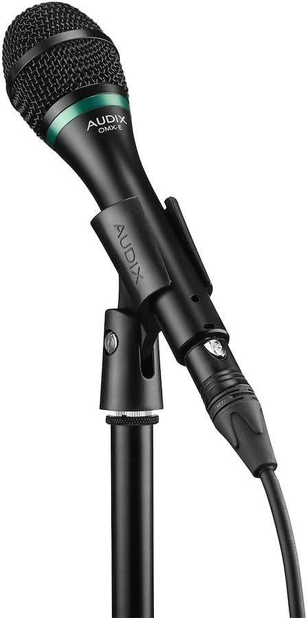 AUDIX OMX-E Dynamic Cardioid Vocal Microphone - Black- High-Performance Sound, Ideal for Stage and Studio Use
