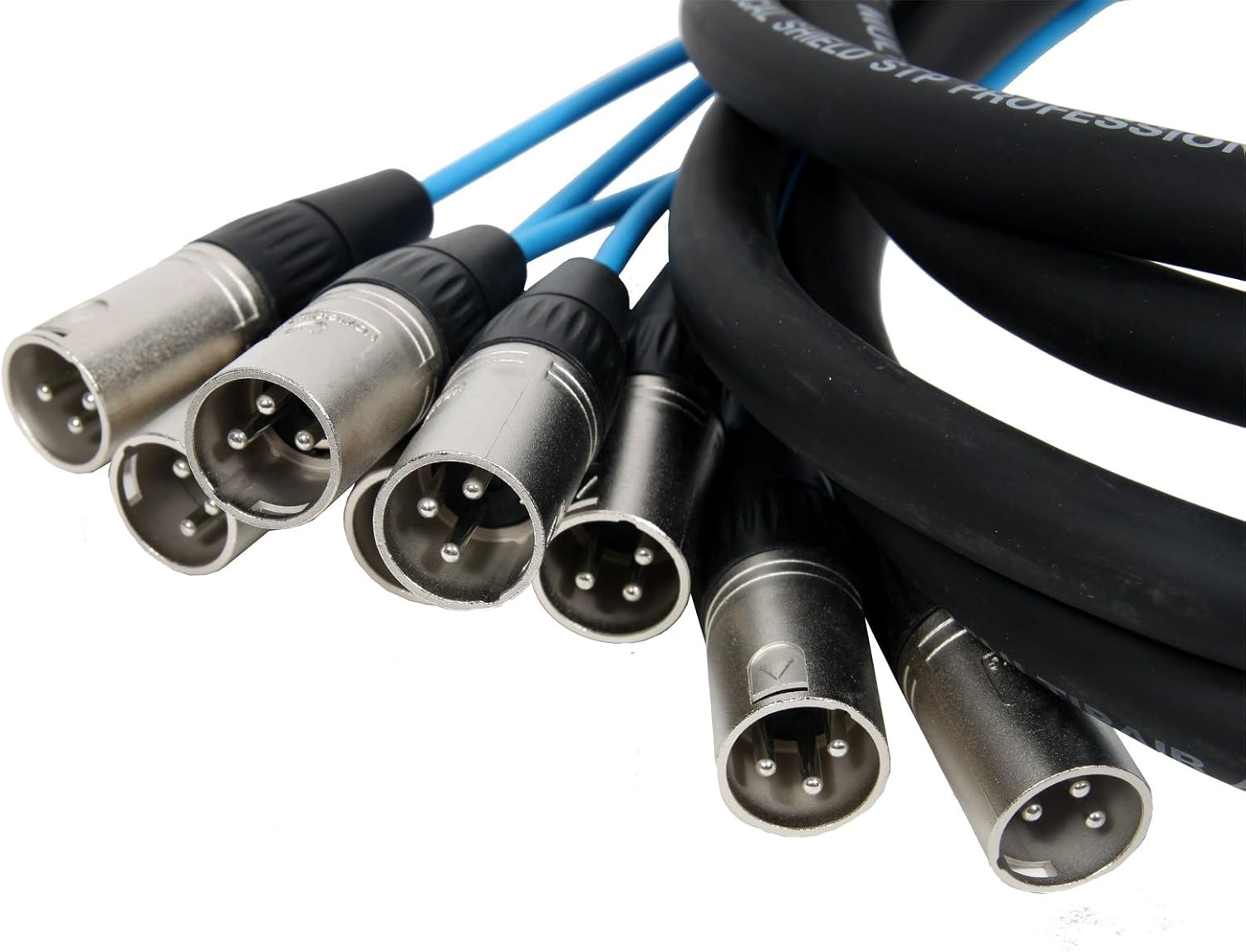 Elite Core PEX810 | 8 Channel Fan to Fan XLR Extension Snake | 10' ft