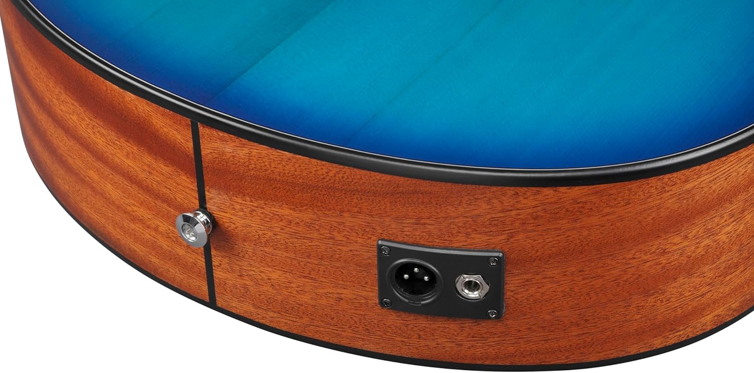 Ibanez AAM50CE Advanced Acoustic Auditorium Acoustic-electric Guitar - Sapphire Blue Burst