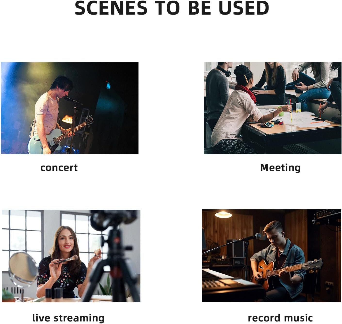 USB Audio Interface for Recording Professional Sound Card with 48V Phantom Power Loopback USB External Sound Card Plug and Play 0-Latency Monitoring for Music Concerts Recording Studios