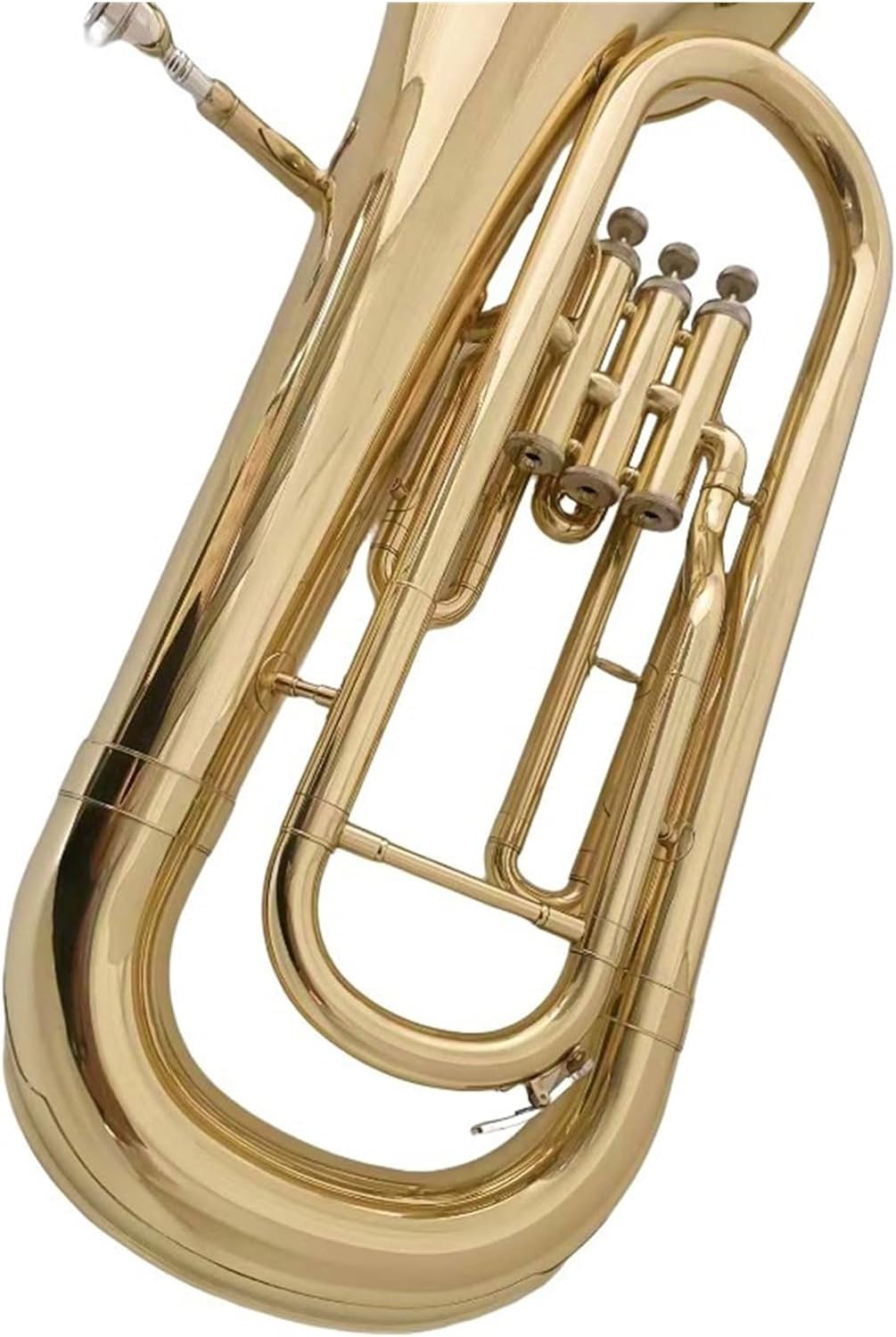 Euphonium Instrument B Flat Gold Key For Playing Euphonium All-brass Instrument