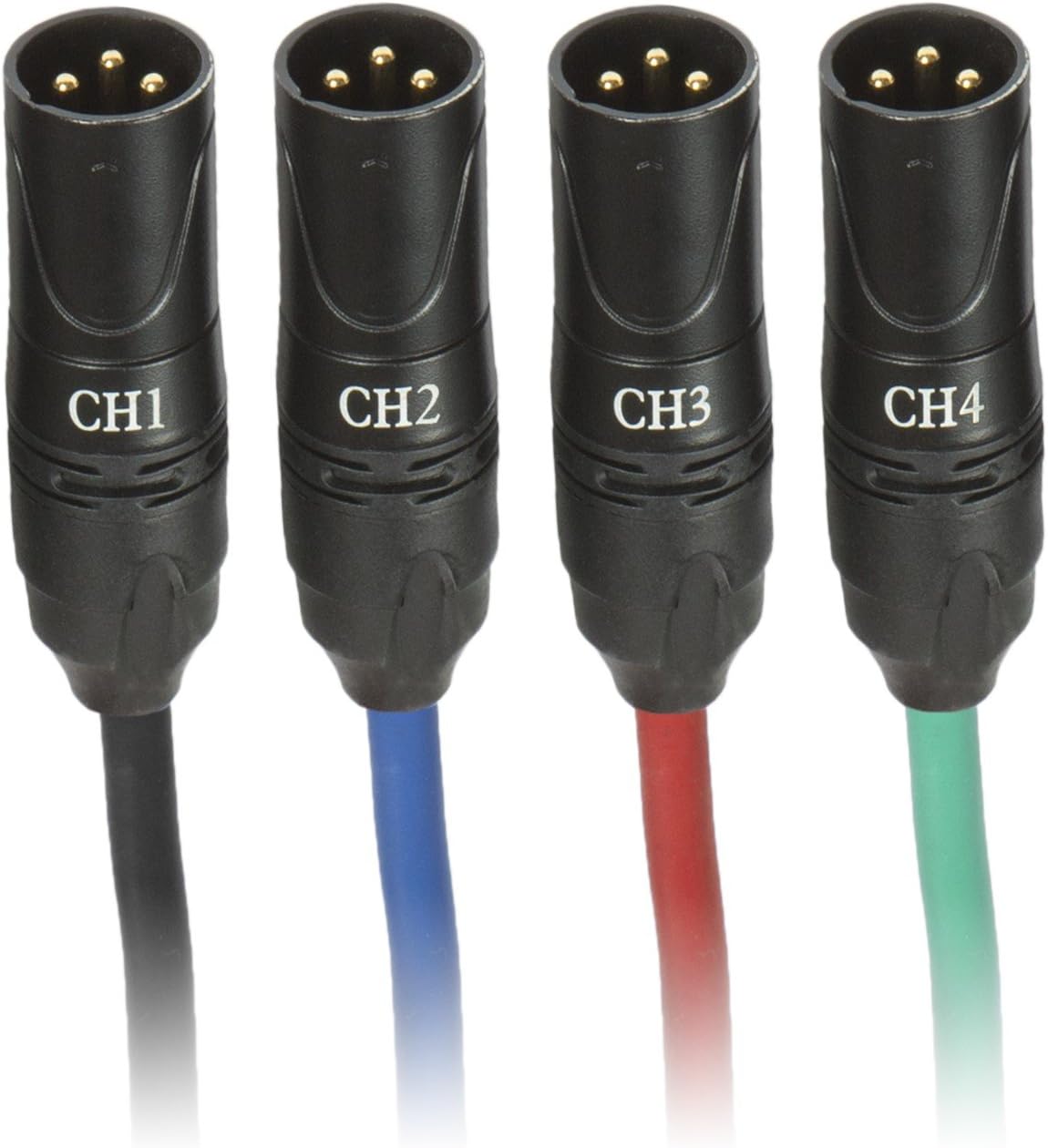 LyxPro 4-Channel XLR to Single Ethercon 25' Cat6 Cable Multi Network Snake for Stage & Recording Studio AES & DMX Channels