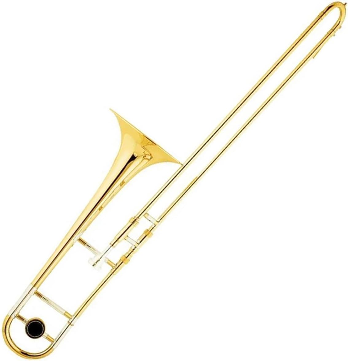 Professionals euphonium Popular grade gold lacquer Tone Bb Tenor Trombone Brass Slide sleeve