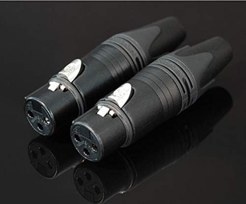 Davitu Electrical Equipments Supplies - 60pcs/lot 30pcs Male+30pcs Female Neutrik Style XLR 3-Pin Cannon Connector MIC Male connector - (Color: Black)