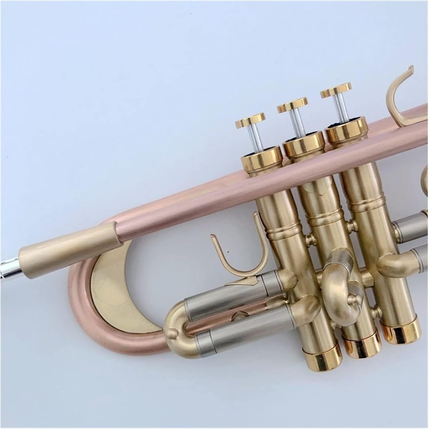 Matte B-Flat Professional Trumpet Brass Instrument Tone Trumpet Horn for Beginners/Professionals Professional Trumpet (Color : 01)